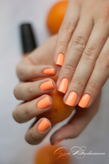 China Glaze Nail Lacquer with herdeners 81318 Sun Of A Peach + стемпинг BP-59