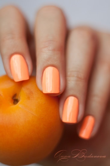 China Glaze Nail Lacquer with herdeners 81318 Sun Of A Peach + стемпинг BP-59