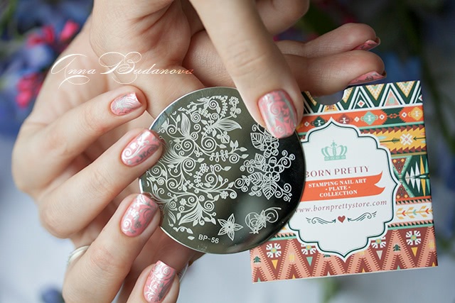 NailLOOK 31396 Wild Daisy + стемпинг с диском BP-56