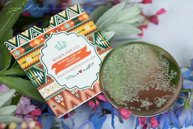 NailLOOK 31396 Wild Daisy + стемпинг с диском BP-56
