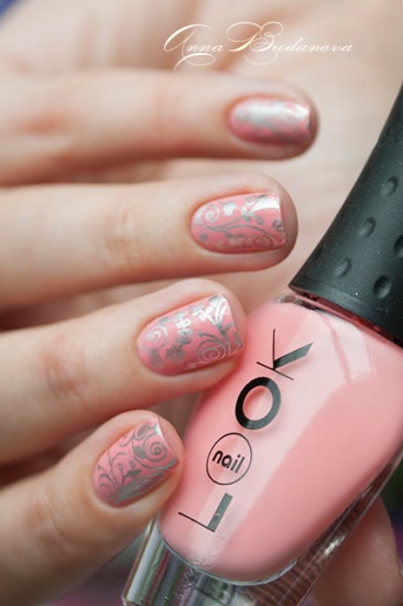 NailLOOK 31396 Wild Daisy + стемпинг с диском BP-56