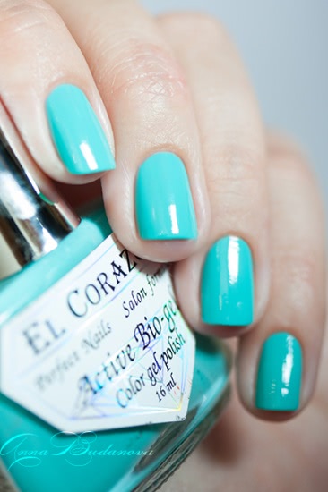 El Corazon Active Bio-gel Color gel polish №243/279 Cream + стемпинг краской El Corazon Kaleidoscope st-05 yellow