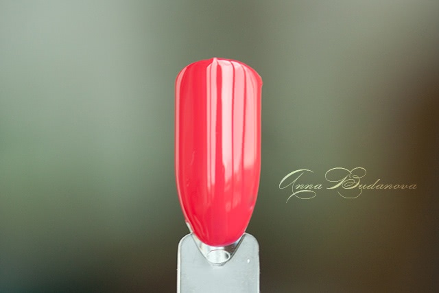 Konad Gel Effect Nail Polish №07 Reddish Pink и переводная фольга GL86
