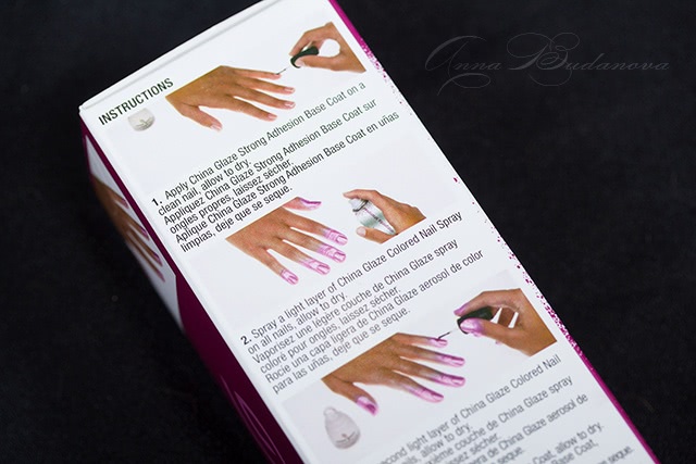 Цветной лак-спрей China Glaze Coloured Nail Spray