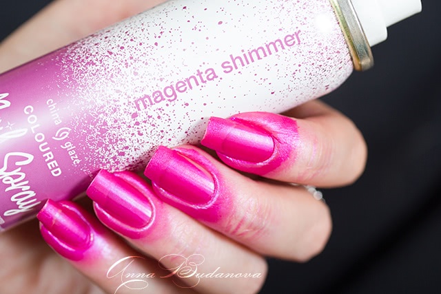 Цветной лак-спрей China Glaze Coloured Nail Spray