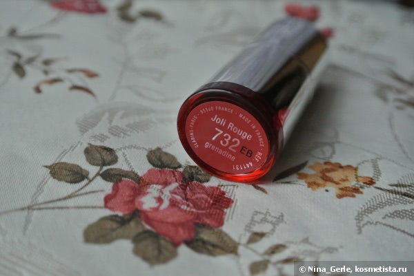 Clarins Joli Rouge Long Wearing Moisturizing Lipstick 732 Grenadine