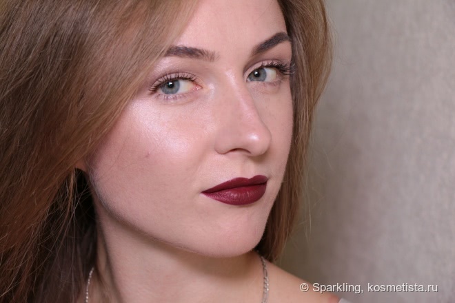 Любителям темного, матового - Seventeen All Day Lip Color #16