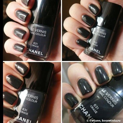 Трилогия осени с Chanel Le Vernis Nail Colour 625 Secret, 629 Atmosphere и 631 Orage