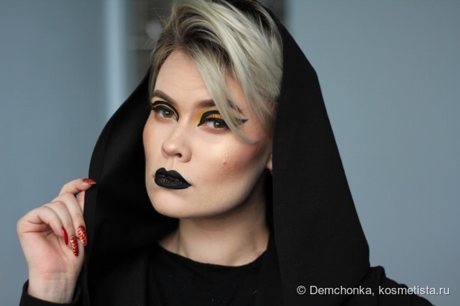 Yellow Eyeshadow With Bold Eyeliner Makeup Tutorial