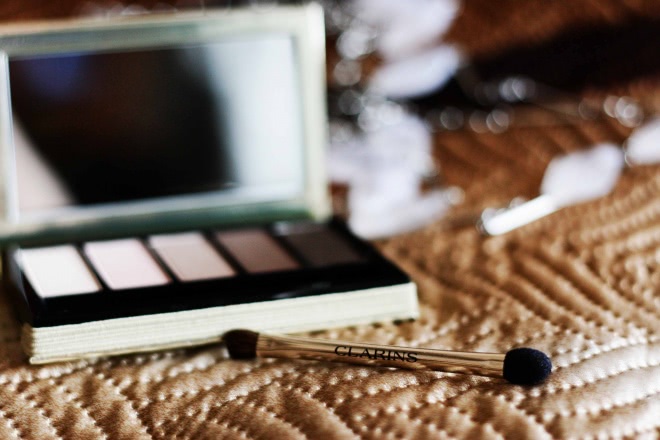 Моя чудесная осень с палеткой Clarins Fall 2015 5-Colour Eyeshadow Palette Mineral And Plant Extracts #01 Pretty Day. Я влюблена