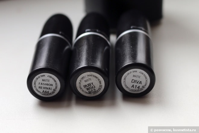 Мат? - Matte, MAC The Matte Lip Lipsticks Fashion Revival, Diva & Ruby Woo