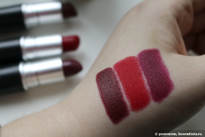 Мат? - Matte, MAC The Matte Lip Lipsticks Fashion Revival, Diva & Ruby Woo