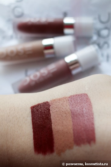 Dose of Colors Terra Collection Liquid-matte lipsticks Brick, Sand, Stone