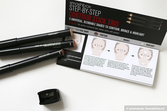 Контурируемся со Smashbox Step-by-Step contour stick trio и L.a. Lights Blendable Lip & Cheek Color