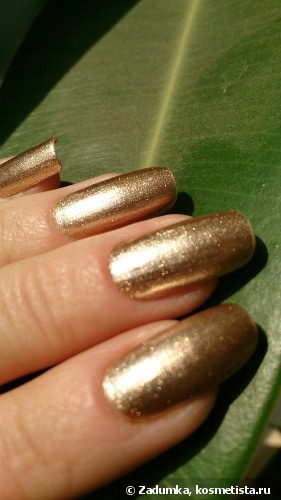 Золото на ногтях с Sally Hansen Xtreme wear Nail Color, 4860-68,Golden-1