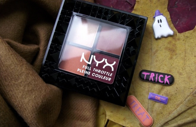 Дух октября: NYX Full Throttle Shadow Palette Color Riot