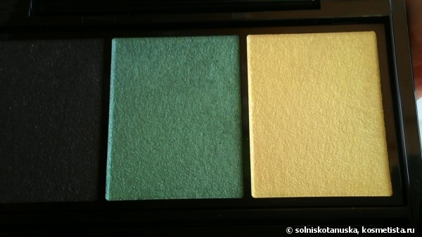 Винил. Shiseido Luminizing Satin Eye Color Trio GR 716 Vinyl