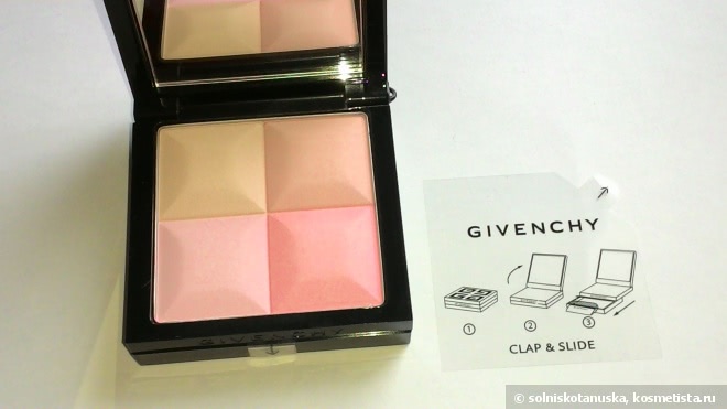Нежнее нежного: Givenchy Le Prisme Visage Mat Soft Compact Face Powder Natural Result 4 colors #88 Acoustic Pastel