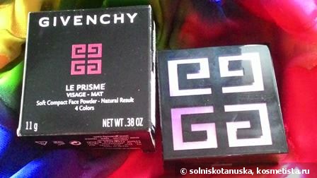 Нежнее нежного: Givenchy Le Prisme Visage Mat Soft Compact Face Powder Natural Result 4 colors #88 Acoustic Pastel