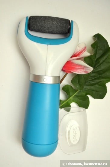 Scholl Velvet Smooth - электрическая пилка на батарейках для обработки ступней ног