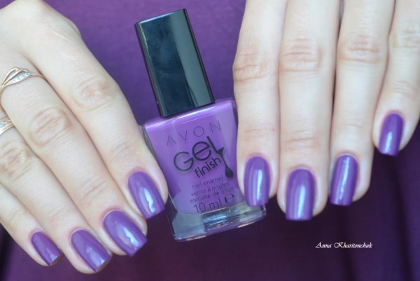 Avon Gel Finish Nail Enamel Purplicious