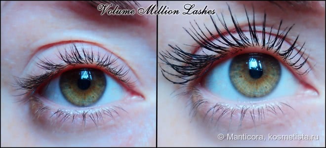 Тушь L'Oreal Volume Million Lashes black и Volume Million Lashes Feline black. Пост-сравнение