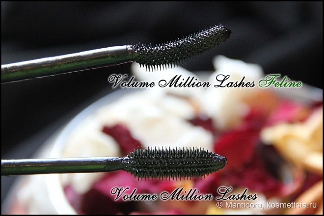 Тушь L'Oreal Volume Million Lashes black и Volume Million Lashes Feline black. Пост-сравнение