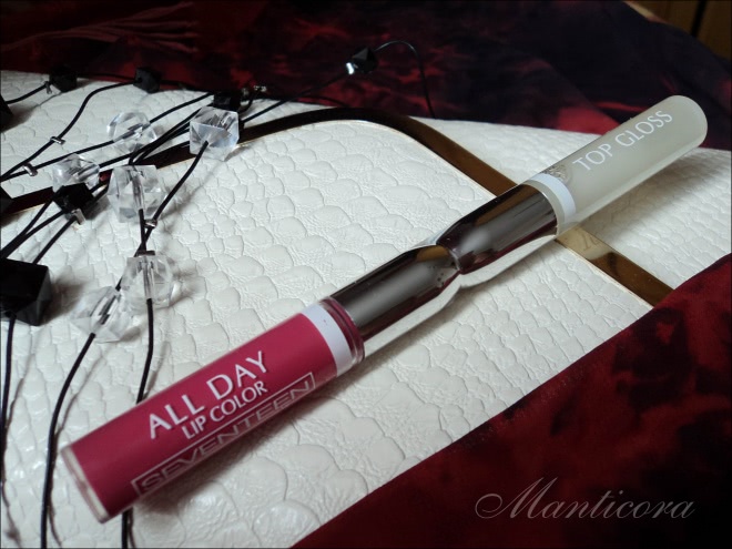 Жидкая стойкая помада-блеск Seventeen All Day Lip Color #06 Tomato