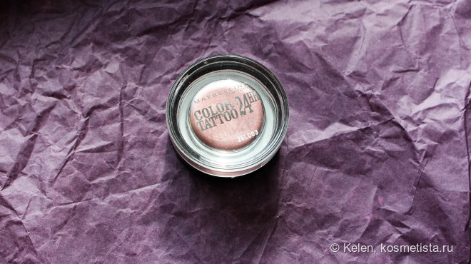 Золото ли? Maybelline Eye studio Color tattoo 24h in 65 Pink Gold
