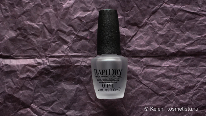 Маникюр с Opi. Сушка RapiDry Top Coat и ремувер для кутикулы Avoplex Exfoliating Cuticle Treatment