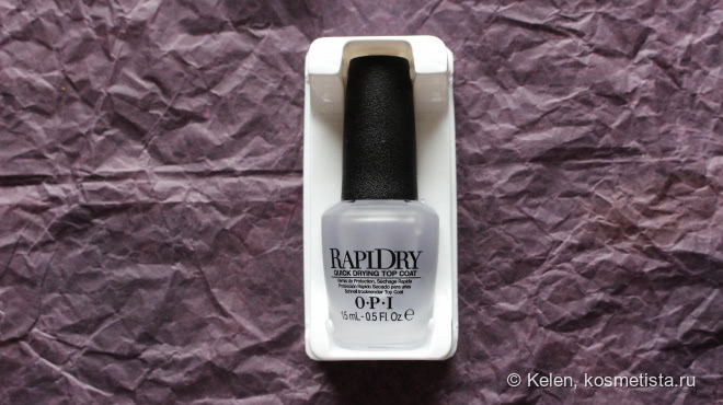 Маникюр с Opi. Сушка RapiDry Top Coat и ремувер для кутикулы Avoplex Exfoliating Cuticle Treatment