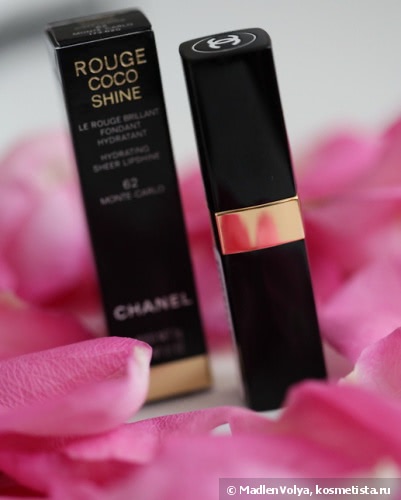 Chanel Rouge Coco Shine Hydrating Sheer Lipshine №62 Monte Carlo