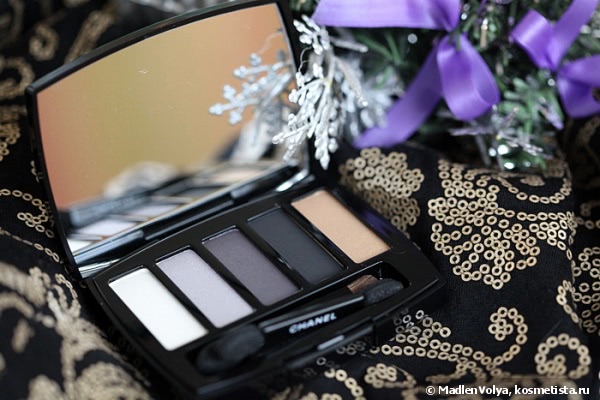 Chanel Les 5 Ombres De Chanel Eyeshadow Palette Oiseaux de Nuit Тени из Рождественской коллекции 2014-15