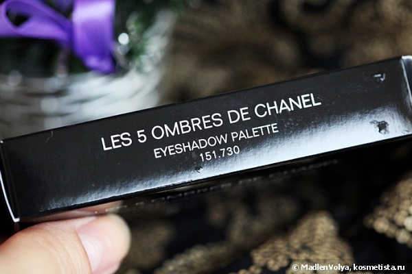 Chanel Les 5 Ombres De Chanel Eyeshadow Palette Oiseaux de Nuit Тени из Рождественской коллекции 2014-15