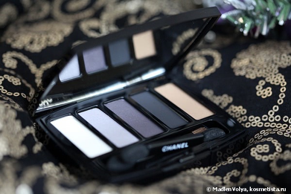 Chanel Les 5 Ombres De Chanel Eyeshadow Palette Oiseaux de Nuit Тени из Рождественской коллекции 2014-15