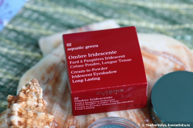 Немного лета с Clarins - Тени и Тушь Aquatic Green