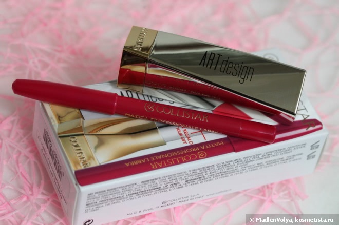 Collistar Rossetto Art Design Набор (Помада для губ №9 + Карандаш контурный для губ профессиональный №17)