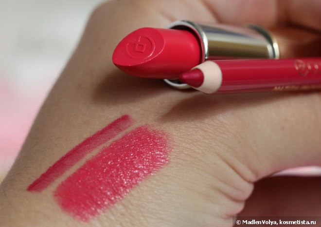 Collistar Rossetto Art Design Набор (Помада для губ №9 + Карандаш контурный для губ профессиональный №17)
