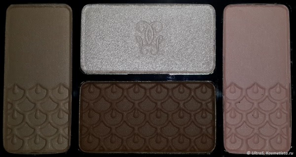 Тени Guerlain Ecrin 4 Couleurs Long- Lasting Eyeshadows, Captivating Colours #15 Les Sables