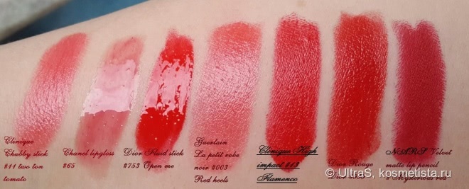Пламенная Clinique High Impact Lip Colour # 13 Flamenco