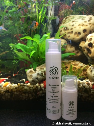 Sentio Moisturizing Cream for Combination & Oily Skin, Sentio Light Eye Contour Creme