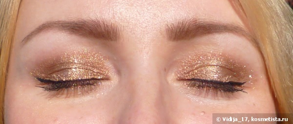 Сверкающее золото на глазах - Dior Diorshow Fusion Mono Long-Wear Professional Mirror-Shine Eyeshadow #661 Meteore