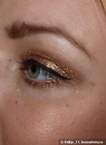 Сверкающее золото на глазах - Dior Diorshow Fusion Mono Long-Wear Professional Mirror-Shine Eyeshadow #661 Meteore