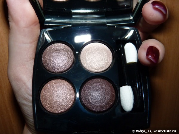 Моя осенняя красотка Chanel Les 4 Ombres Multi Effect Quadra Eyeshadow #226 Tisse Rivoli