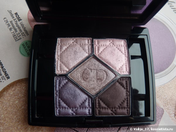 Мой день святого Валентина с Dior 5 Couleurs Couture Colours & Effects Eyeshadow Palette #156 Femme Fleur