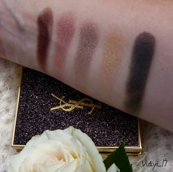 YSL Couture Palette Black Addiction Edition 5 Color Ready-To-Wear