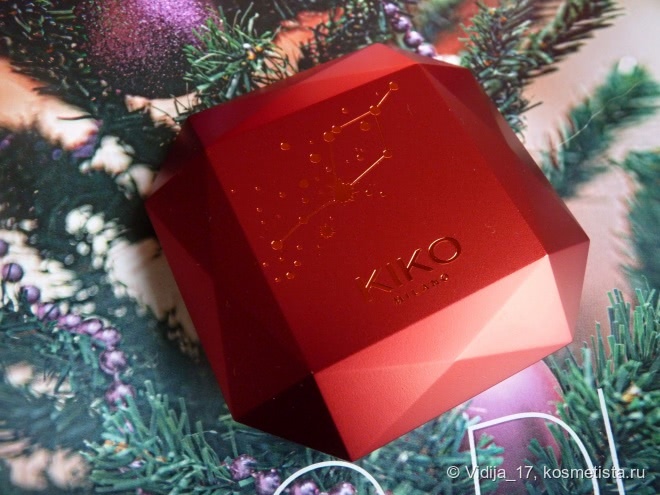 Блестящее открытие уходящего года - итальянская косметика Kiko Milano. Запеченные румяна c эффектом сияния Kiko Moon Dust Face Powder #01 Mysterious Pink
