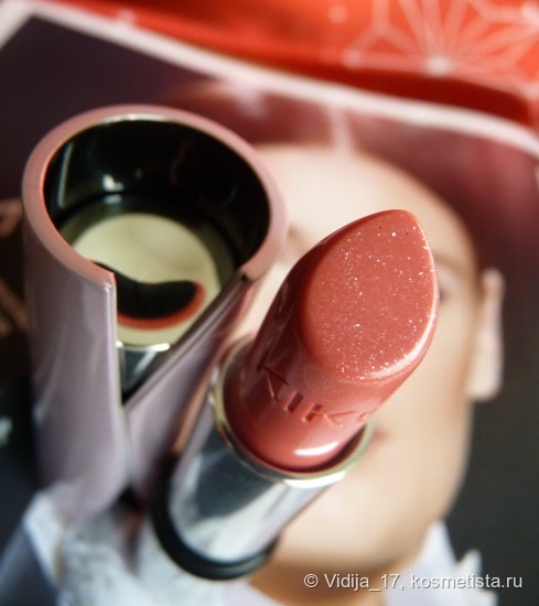 Гостья из Милана - Kiko Crystal Sheer Lipstick #407 Coral Pink