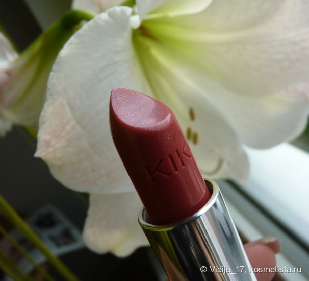 Гостья из Милана - Kiko Crystal Sheer Lipstick #407 Coral Pink