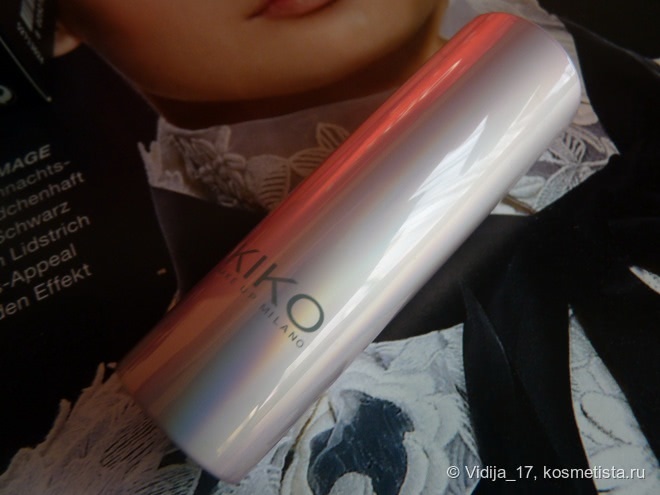 Гостья из Милана - Kiko Crystal Sheer Lipstick #407 Coral Pink